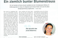 Artikel Zeitschrift "Spielgruppe.ch" vom November 2017